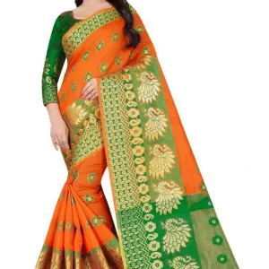 Cotton silk saree