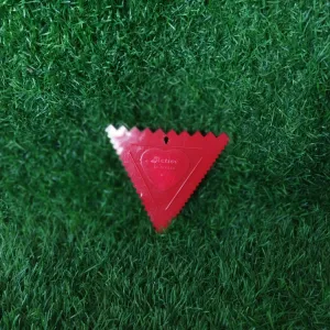 Scraper triangle red