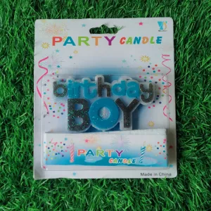BIRTHDAY BOY CANDLE 