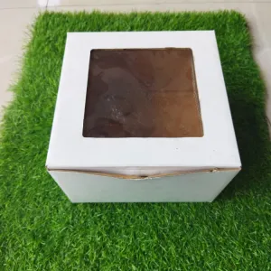 Plain white box 9×9×6