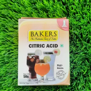 Bakers citric acid 50gm