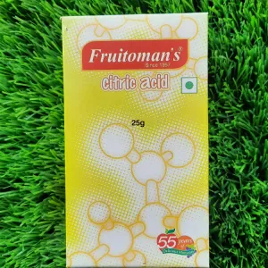 Frutomans citric acid 25 gm