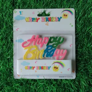 BIRTHDAY CANDLE HBD