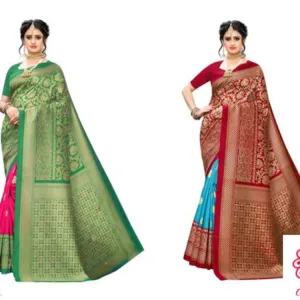 kanjivaram silk saree combo
