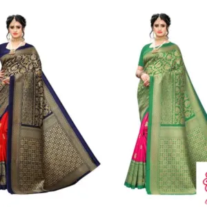 kanjivaram silk saree combo