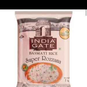 India gate Super Rozzana Basmati Rice 1 kg

