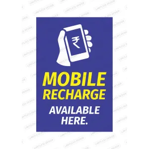 Mobile Recharge Sticker (Qty :2)