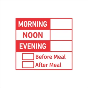 Medical sticker English