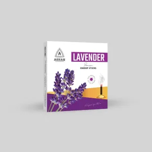 ARHAM LAVENDER PRIMIUM QUALITY  DRY DHOOP STICKS 90 GMS