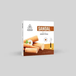 ARHAM SANDAL PRIMIUM QUALITY  DRY DHOOP STICKS 90 GMS