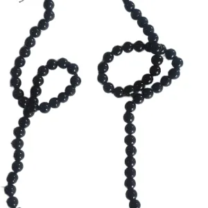 Black Agate Hakik Mala For Protection | Shani Jaap 108+1 Beads