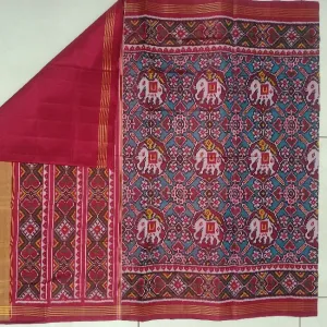 Semi ikat saree