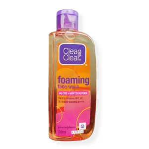 Clean & clear® Foaming face wash