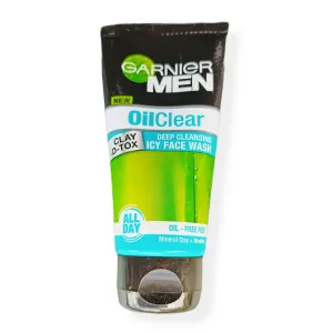 Garnier men - OilClear deep cleansing icy face wash - 50g