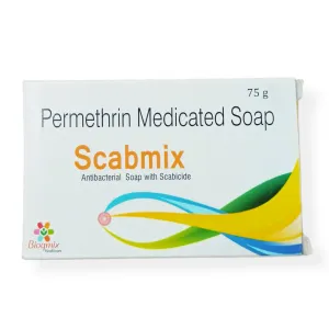 Scabmix Antibacterial Soap with Scabicide - 75g