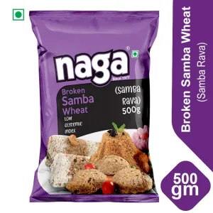 Naga Broken Wheat/ நாகா சம்பா ரவை 500g
