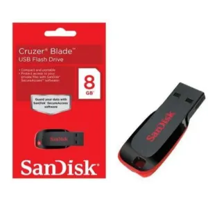 SanDisk Cruzer Blade SDCZ50-008G-I35 8GB USB 2.0 Pen Drive