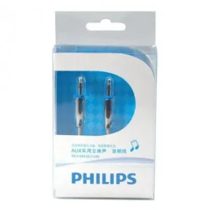 Philips Aux Cable 3.5mm to 3.5mm Jack Male to Male Stereo Audio cable