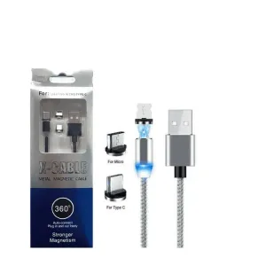 X Cable Metal Magnetic USB Data Cable