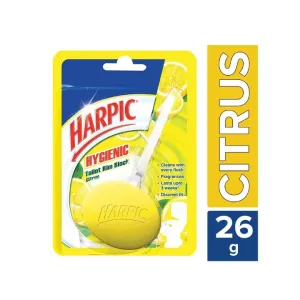 Harpic Hygienic Citrus Toilet Rim Block 26 g