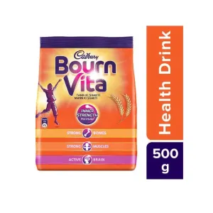 Cadbury Bournvita Chocolate Health Drink (Refill)  500 g