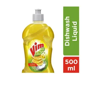 Vim Lemon Dishwashing Gel 500ml