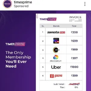 Times Prime Membership