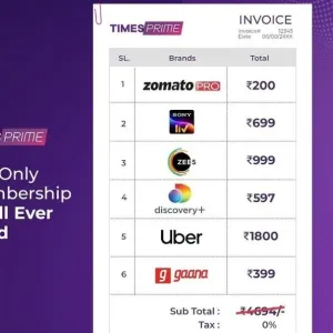Times Prime 1 Year 