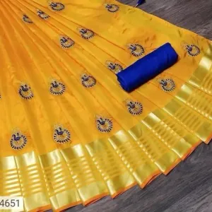 Silk work saree