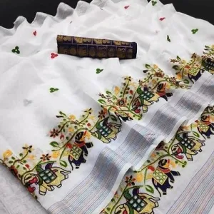 Canderi Cotton Saree