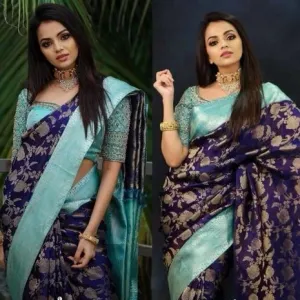 Silk Saree with blouse piece 