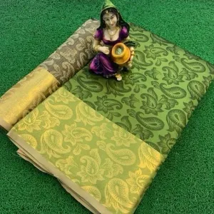 Stylish Silk Saree with blouse 
