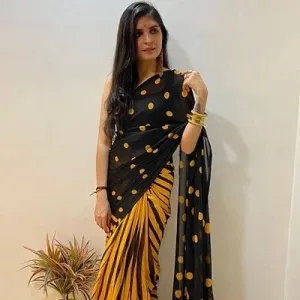 Georgette Saree with blouse 