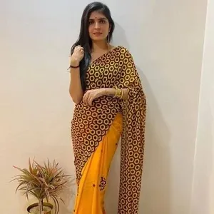Georgette Saree with Blouse 