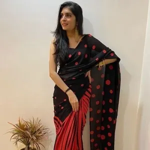 Georgette Saree with Blouse 