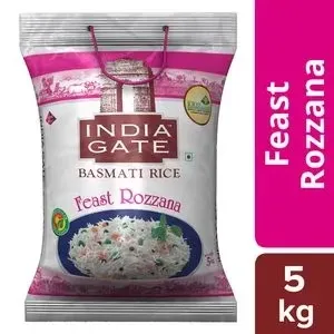 India Gate Basmati Rice- Feast Rozzana, 5 kg