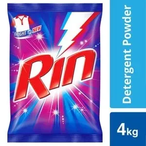 Rin Detergent Powder, 4 kg

