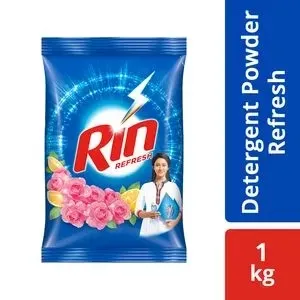 Rin Refresh Lemon & Rose Detergent Powder, 1 kg

