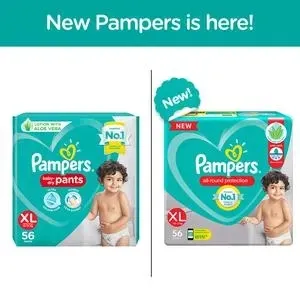 Pampers New Extra Large, 56 pcs 56's Pack

