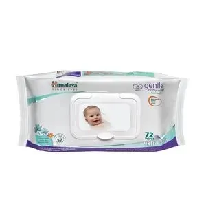 Himalaya Baby Wipes - Gentle Baby, 72 pcs Pouch

