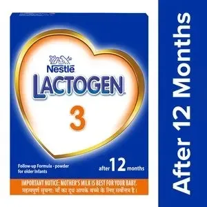 Nestle Lactogen Follow-Up Formula Powder, Stage 3, After 12 Months, 400 g Bag-In-Box

