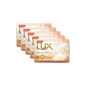 Lux Jasmine & Vitamin E Soft Glowing Skin Soap (Buy 4 Get 1 Free) 5 x 100 g