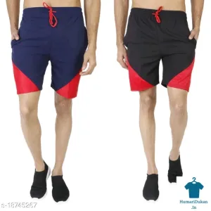 Shorts men's cotton pack of 2