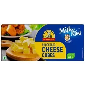 Milky Mist Cheese Cubes, 200 g Carton
