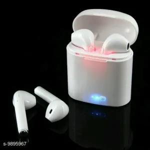 Wireless Bluetooth i7s Tws in ear with  mic(white)