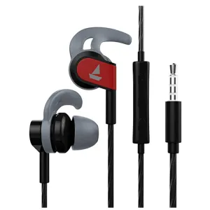 BoAt Bassheads 242 in Ear Wired Earphones with Mic(Active Black)
