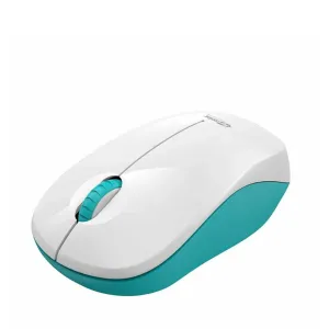 Portronics Toad12 POR-986 Bluetooth 2.4G Optical Mouse with Ergonomic Design,USB Receiver for Laptop (Blue White)