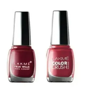 Lakme Women Set of 2 Color Crush Nail Polishes

