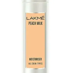 Lakme Peach Milk Moisturizer Body Lotion, Lightweight, Non-Sticky, Locks Moisture For 12 Hours, 120 ml

