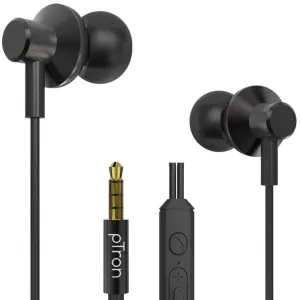 PTron Pride Lite HBE (High Bass Earphones) in-Ear Wired Headphones with in-line Mic, 10mm 